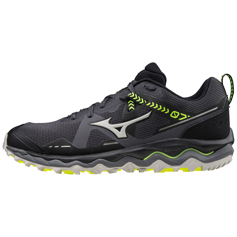 Panske Trail Bežecká Obuv Mizuno Wave Mujin 7 Čierne Vypredaj CMTF70413